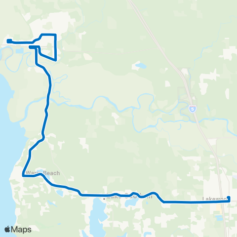 Community Transit Stanwood Downtown - Smokey Point TC map