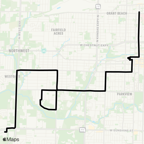 CU Transit 06 map