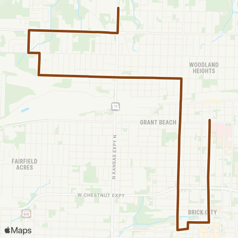 CU Transit 14 map