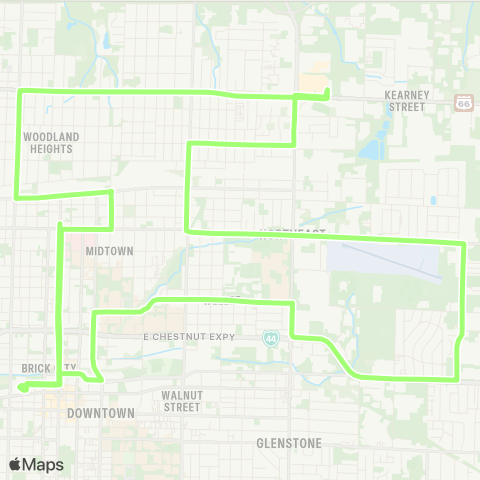 CU Transit 22 map