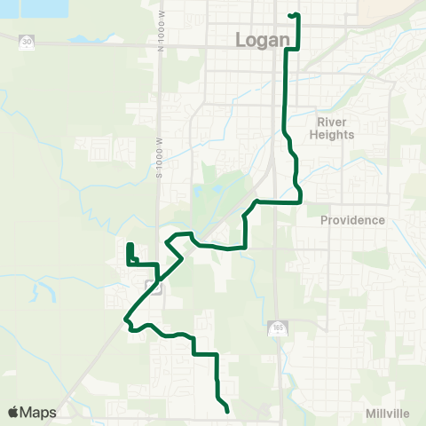 Cache Valley Transit District ICON/Nibley map