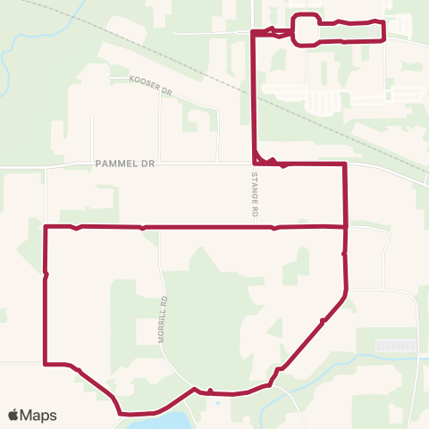 CyRide 21 Cardinal map