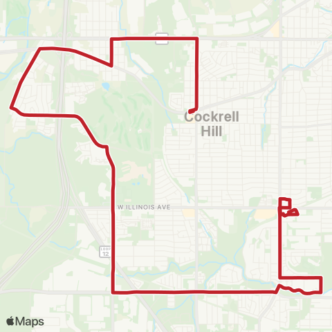 DART Merrifield map