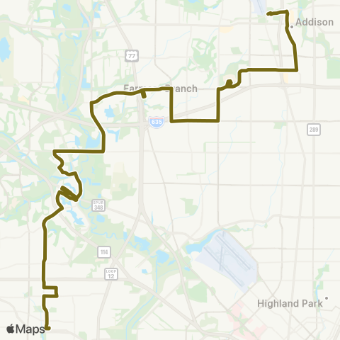 DART O-Connor - Luna - Valley View map