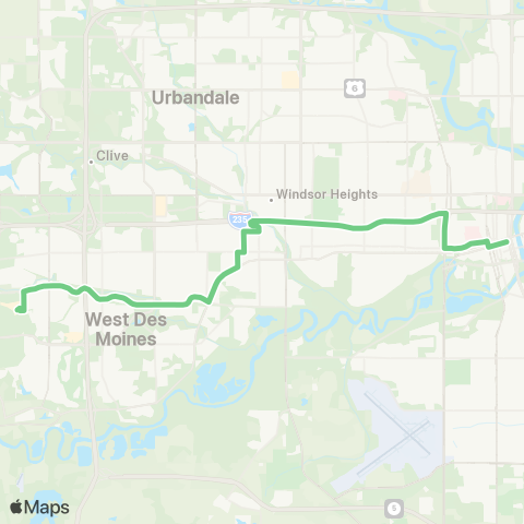 DART Ep True Express map