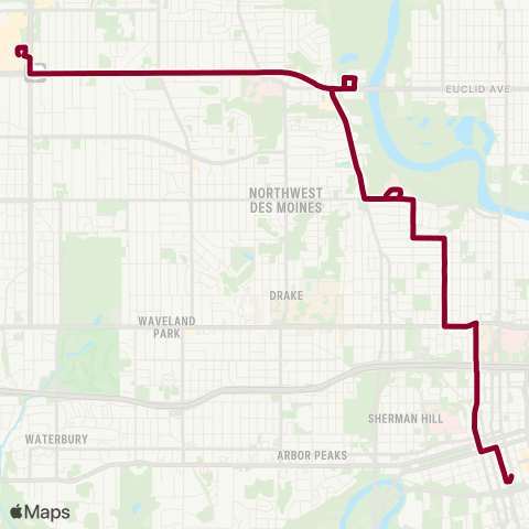 DART Douglas Ave map