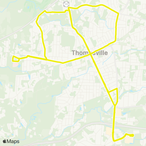 DC Rides Yellow Route (Saturday) map