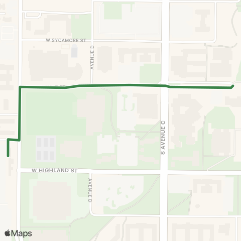 DCTA Academic Circulator map