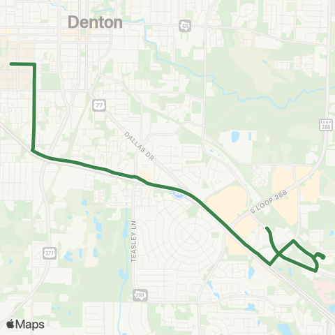 DCTA Colorado Express map