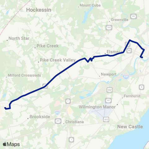 DART First State Kirkwood Highway map