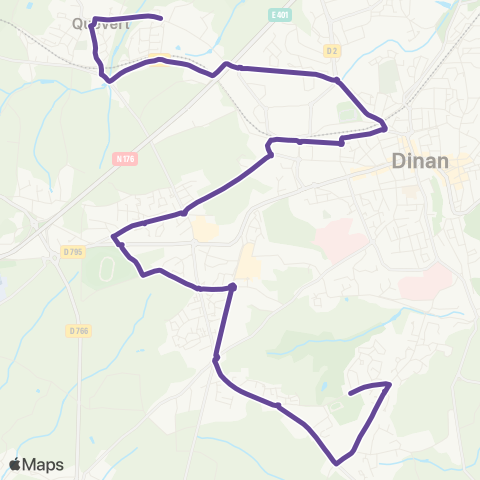 Dinamo Bourg Quévert - La Nourais map