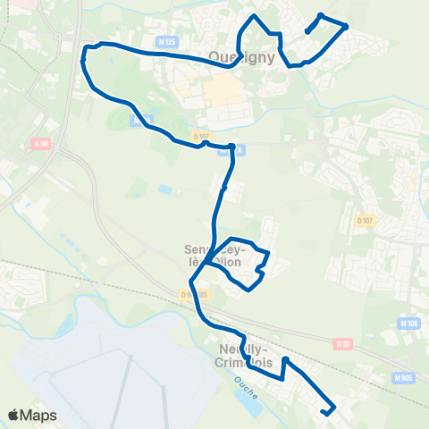 Divia Quetigny Ac - Neuilly-Crimolois map