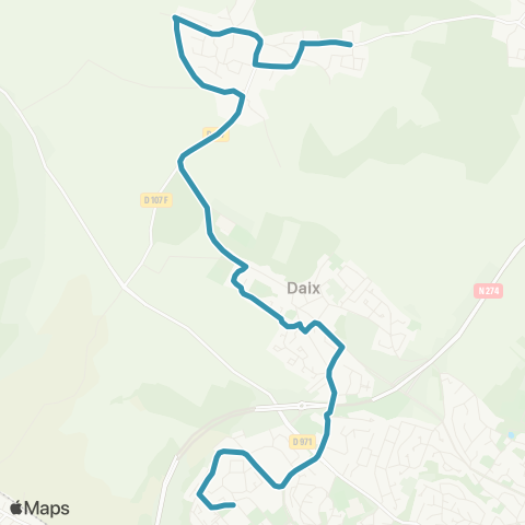 Divia Hauteville-Daix - Collège Vian map