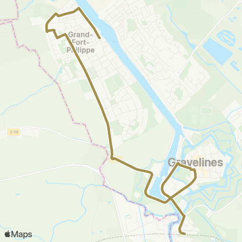 DK’BUS Grand-Fort-Philippe - Gravelines - Petit-Fort-Philippe map