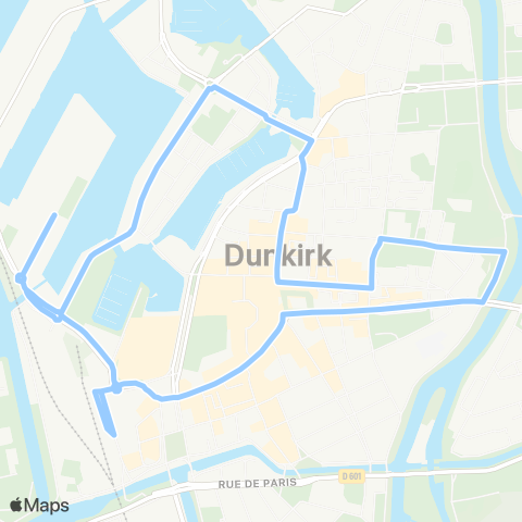 DK’BUS Navette Centre Ville map