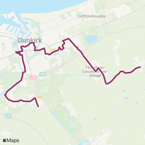 DK’BUS Cappelle-la-Gde Croizat - Téteghem Vandermeersch Cimetière map