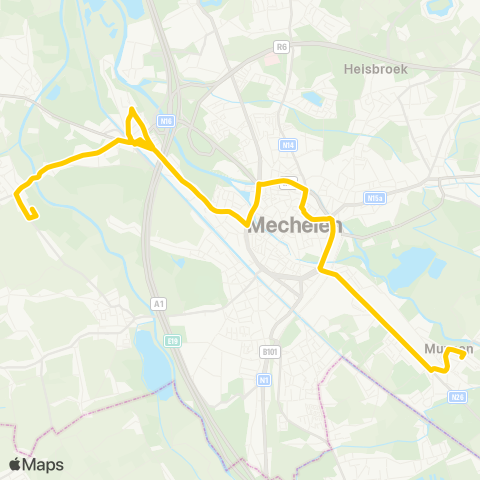 De Lijn Leest - Battel - Mechelen Veemarkt - Muizen map