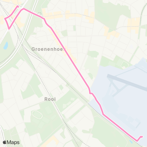 De Lijn Luchthaven stelplaats - Berchem Station map