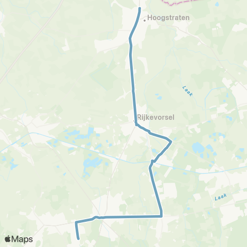 De Lijn Malle - Sint-Jozef - Rijkevorsel - Hoogstraten map