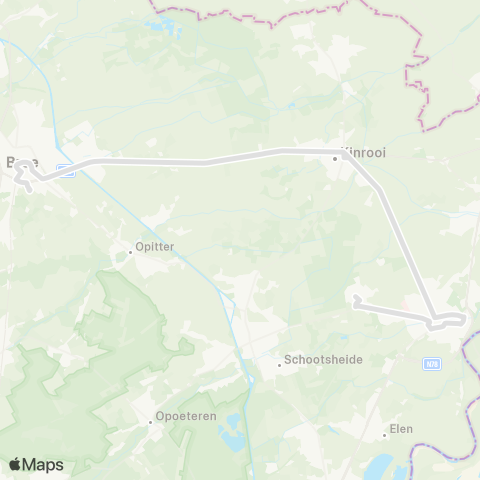 De Lijn Bree - Maaseik BEWEL map