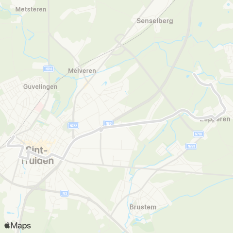 De Lijn Sint-Truiden - Zepperen map