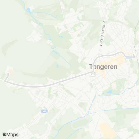 De Lijn Tongeren PIBO - Station map