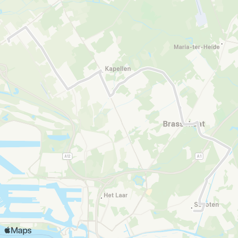 De Lijn Schoten - Brasschaat - Kapellen - scholen Stabroek map