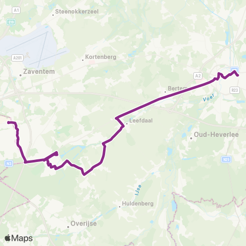 De Lijn Leuven - Leefd. - Terv. - Kraainem map