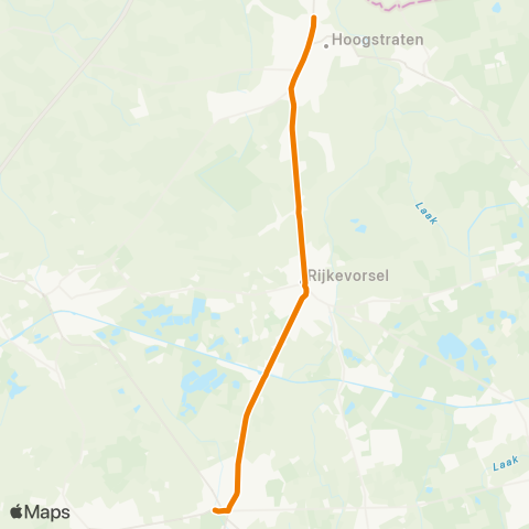 De Lijn Oostmalle - Hoogstraten map