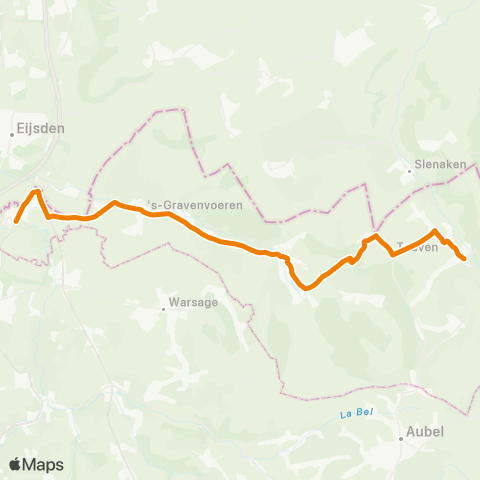 De Lijn Voeren map