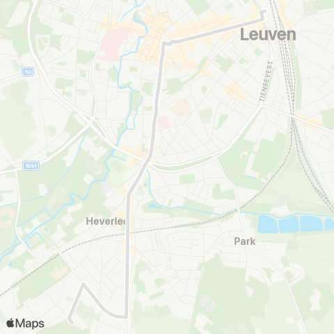 De Lijn Heverlee Woudlucht - Leuven map