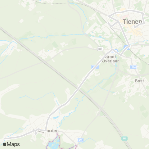 De Lijn Tienen - Nerm map