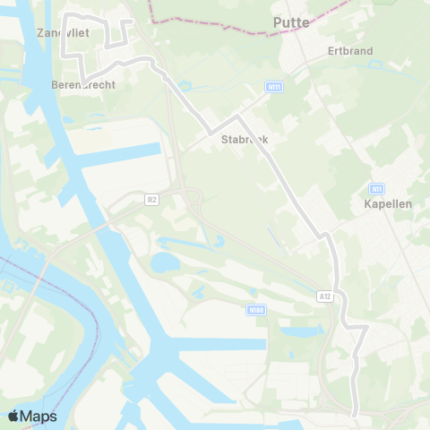 De Lijn Zandvliet - Stabroek - scholen Ekeren map