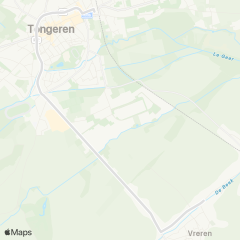 De Lijn Tongeren - Vreren map