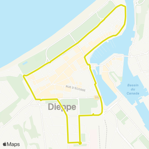 Deepmob Navette Centre-Ville map