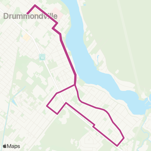 Ville de Drummondville  map