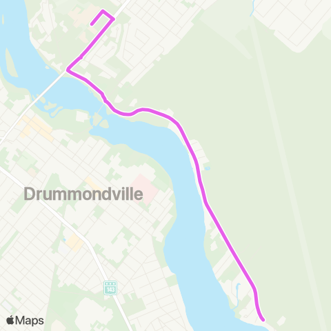 Ville de Drummondville  map