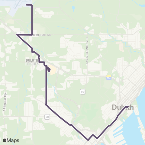 DTA Piedmont-Mall-Airport map