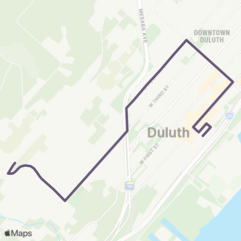 DTA Central Hillside-Observation Hill map