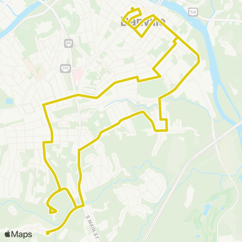 Danville Transit Health Center - DCC map