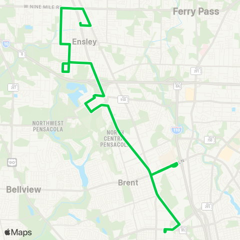 ECAT Wedgewood / Lincoln Park map