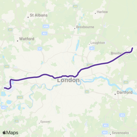 Elizabeth Line Elizabeth Line map