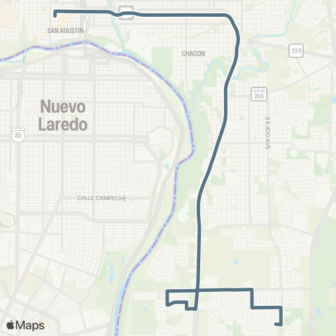 El Metro Los Angeles / Sierra Vista map