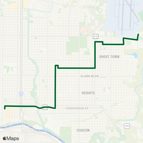 El Metro Cedar / Health Clinic map