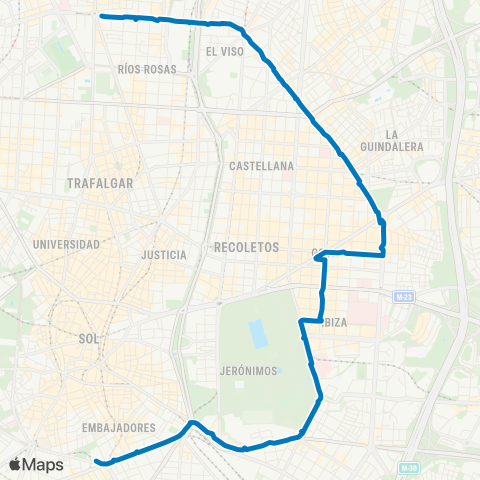 EMT Circular 1 map