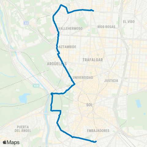 EMT Circular 2 map