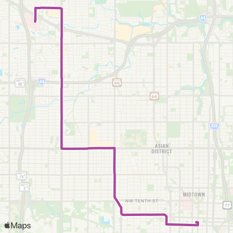 EMBARK N May map