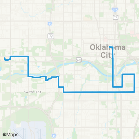 EMBARK S 29 St Crosstown map