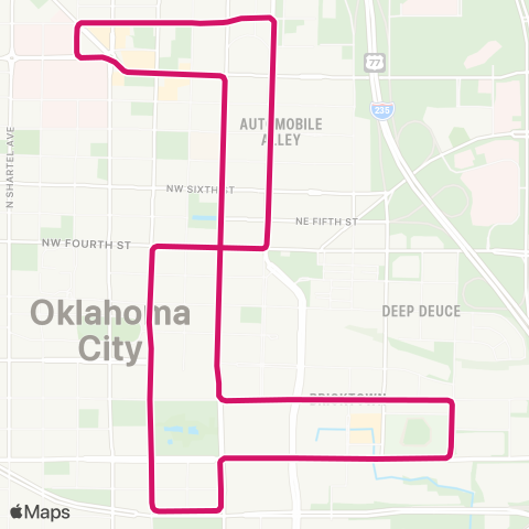 EMBARK Downtown Loop map