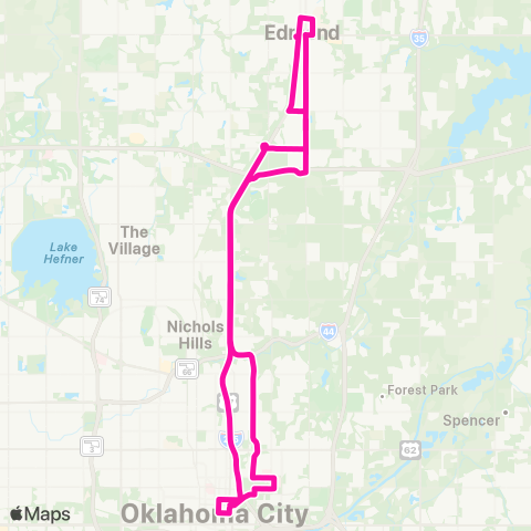 EMBARK Route 100x Expresslink map